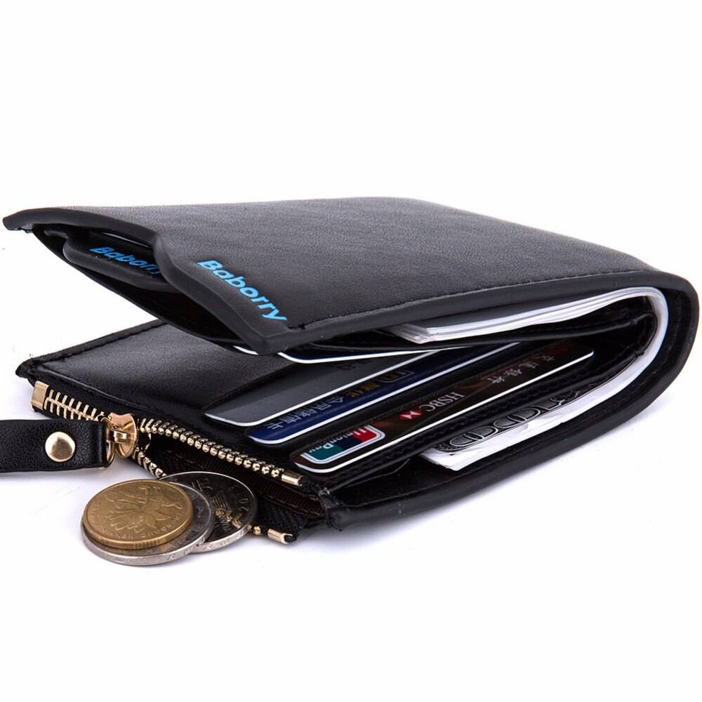 Men wallets Coin purse mens wallet male money purses Soft Card Case New classic soild pattern designer wallet - Trendy Hati