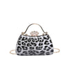 Leopard Print Fashion Retro Crossbody Bag For Women - Trendy Hati