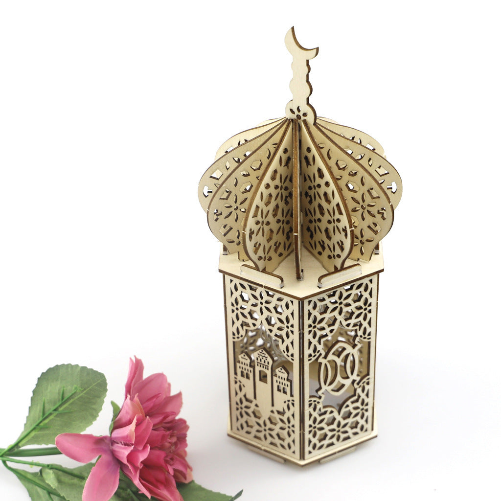 Ramadan Festival Decorative Wooden Crafts Ornaments