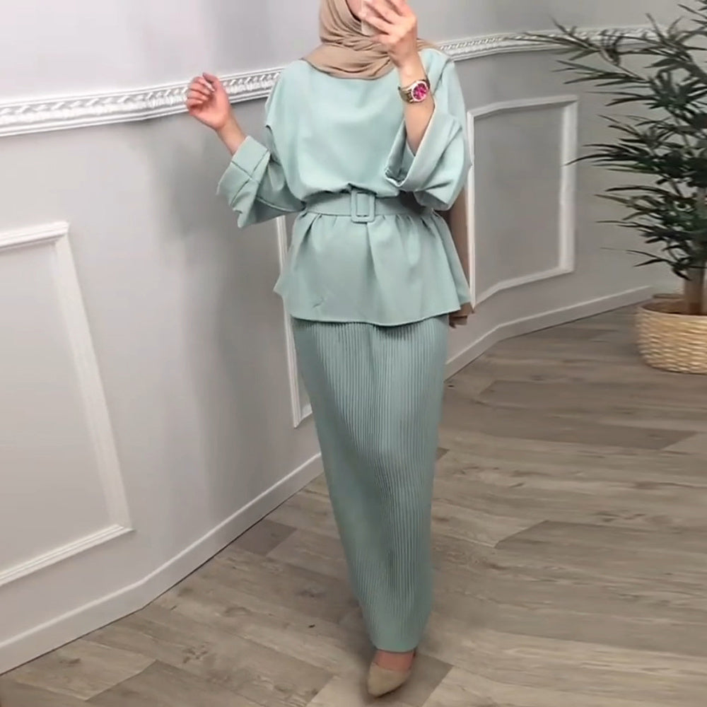 Ramadan Eid Mubarak Abaya Dubai Turkey Hijab Dress Muslim