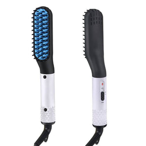 Multifunctional Hair Straightener Hair Comb Brush Men Beard Straightener Straightening - Trendy Hati