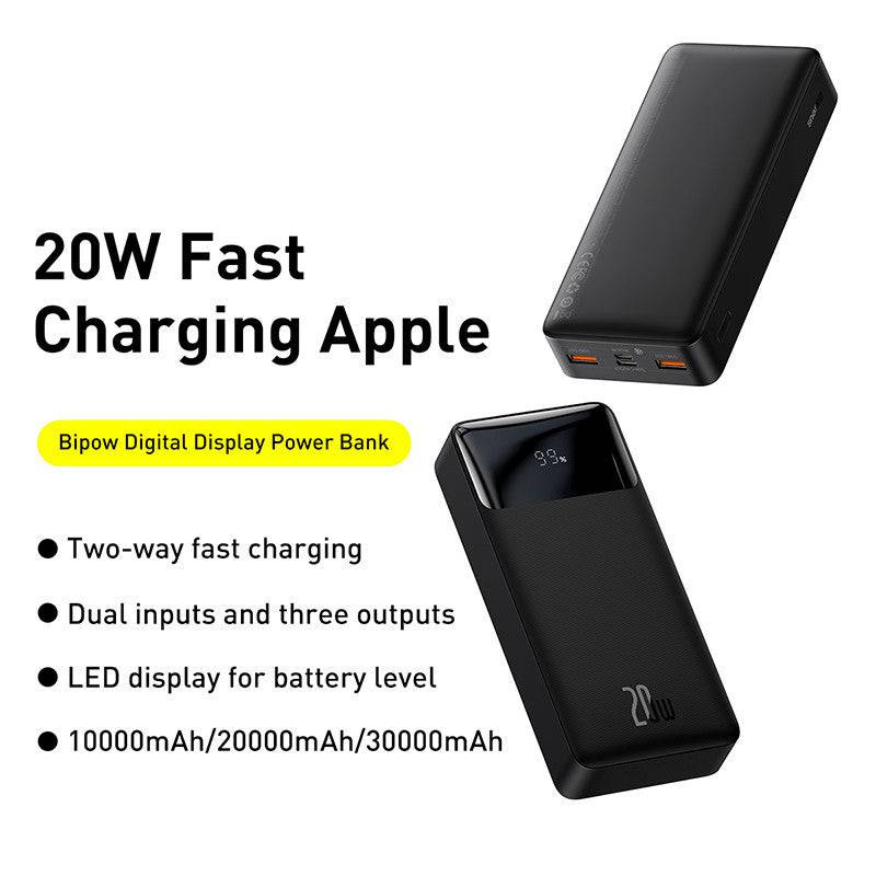 Power Bank Portable Charging Powerbank Mobile Phone External Battery Quick Charger Powerbank - Trendy Hati