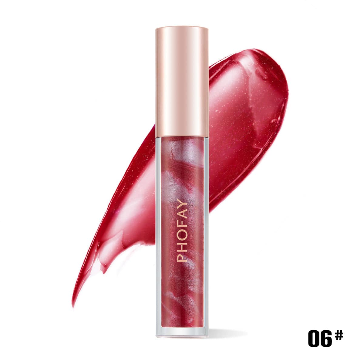 PHOFAY Rose Blooming Hydrating Lip Gloss - Trendy Hati