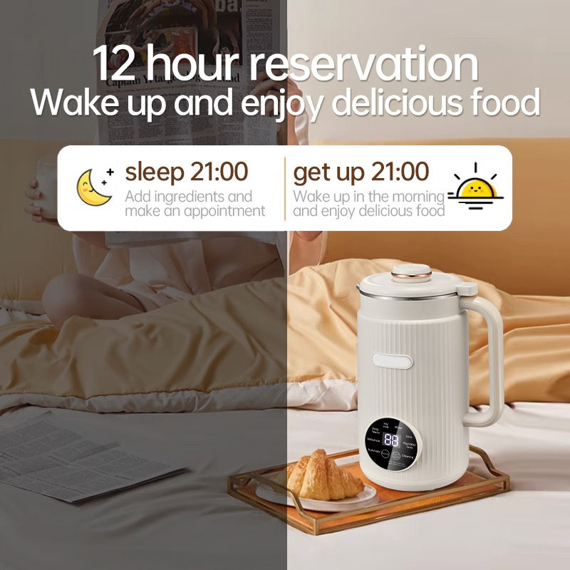 Home Heating Blender – Multi-Functional Soy Milk Maker, Juice Extractor & Water Boiler, Filter-Free