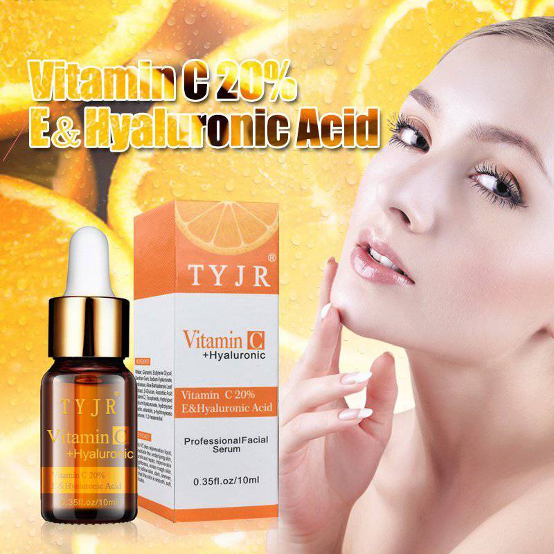 Vitamin C Serum VC Removing Dark Spots Freckle Speckle Fade Ageless Skin Care Whitening Face Anti Winkles Essence Beauty - Trendy Hati