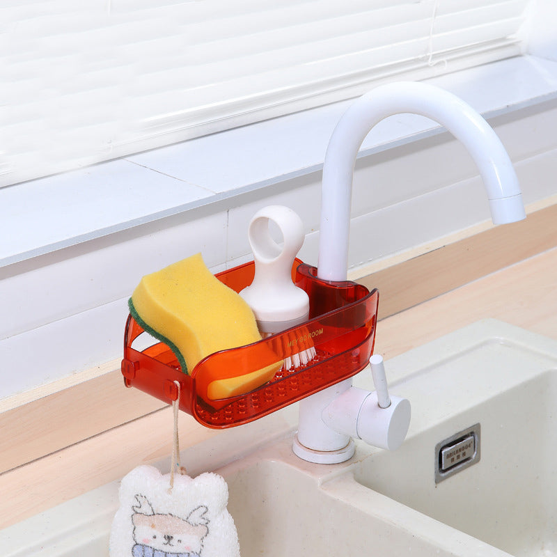 Kitchen Faucet Rack Sponge Drain Rack