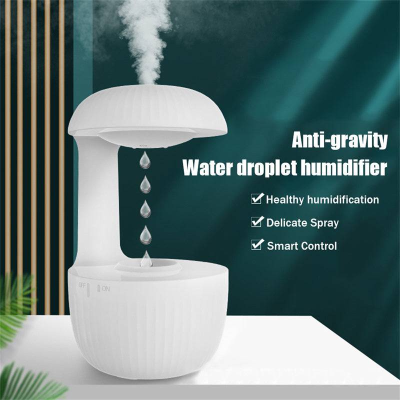 Anti-gravity Air Humidifier Mute Countercurrent Humidifier Levitating Water Drops Cool Mist Maker Fogger Relieve Fatigue - Trendy Hati