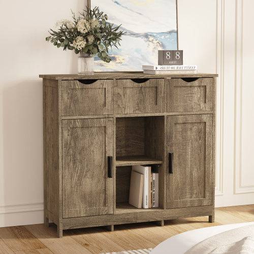 Storage Cabinets,Wooden Floor Cabinet,with Drawers And Shelves Storage Cabinets,Accent Cabinet For Living Room,Bedroom,Bathroom Furniture Home Decor - Trendy Hati