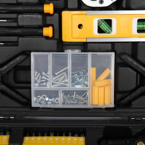 198pc Tool Set Black & Yellow - Trendy Hati