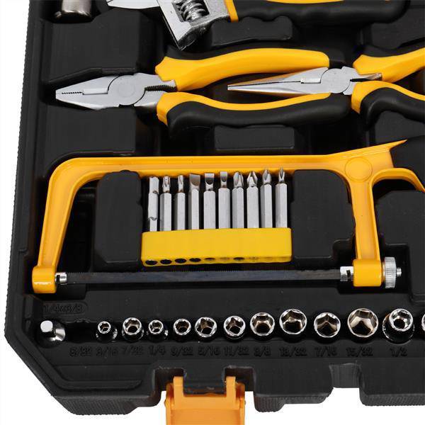 198pc Tool Set Black & Yellow - Trendy Hati