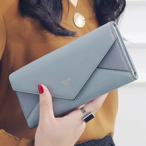 Style Envelope Designer Clutch Wallets For Women Hasp Pocket To Coin Card Holder Female Purses Long Wallet Ladies - Trendy Hati