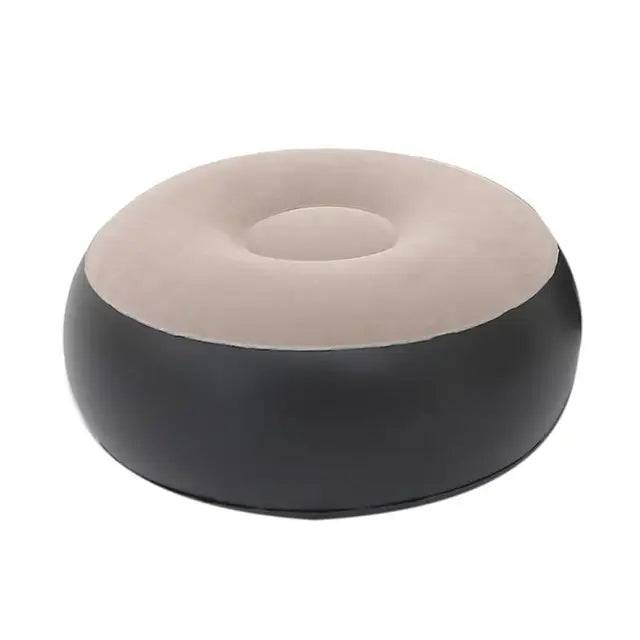 Inflatable Air Mattress Lazy Sofa Deck Chair Comfortable Leg Stool Rest Single Beanbag for home and Outdoor Use - Trendy Hati