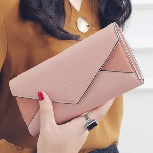 Style Envelope Designer Clutch Wallets For Women Hasp Pocket To Coin Card Holder Female Purses Long Wallet Ladies - Trendy Hati