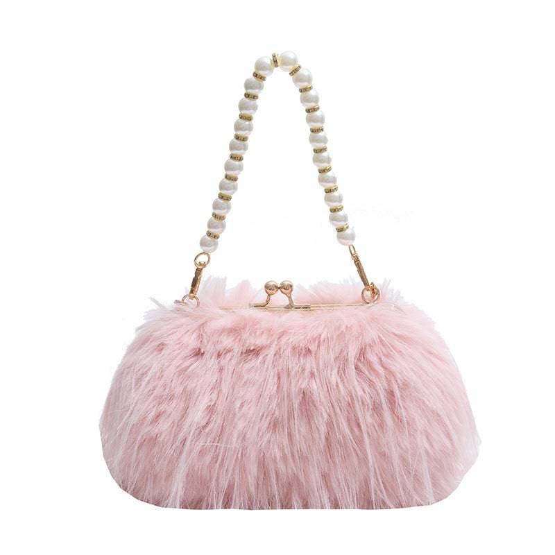 Plush Bag Sweet Girl Portable - Trendy Hati