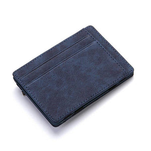 PU Creative Magic Wallet Flip Card Holder Men's Lady's Wallet Zipper Coin Purse Short - Trendy Hati