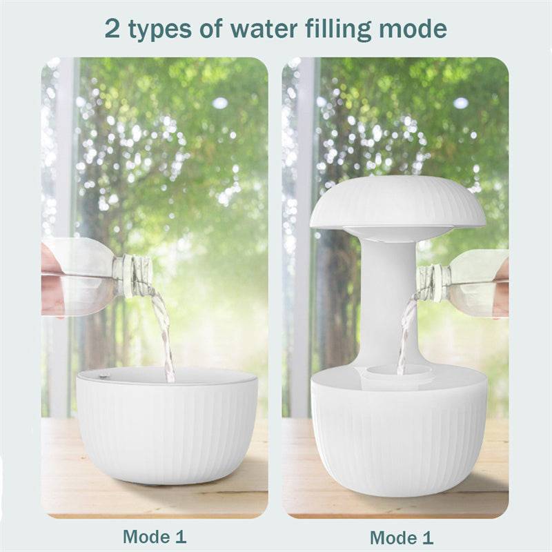 Anti-gravity Air Humidifier Mute Countercurrent Humidifier Levitating Water Drops Cool Mist Maker Fogger Relieve Fatigue - Trendy Hati