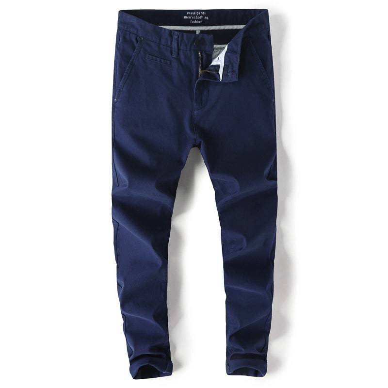 Casual Trousers Slim Fit Straight Men - Trendy Hati