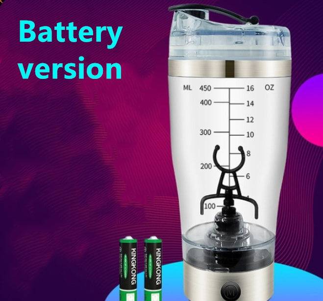 Electric Protein Shake Stirrer USB Shake Bottle Milk Coffee Blender Kettle Sports And Fitness Charging Electric Shaker Cup - Trendy Hati