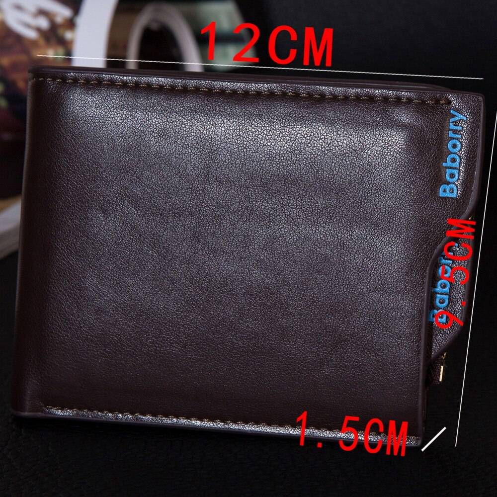 Men wallets Coin purse mens wallet male money purses Soft Card Case New classic soild pattern designer wallet - Trendy Hati