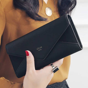 Style Envelope Designer Clutch Wallets For Women Hasp Pocket To Coin Card Holder Female Purses Long Wallet Ladies - Trendy Hati