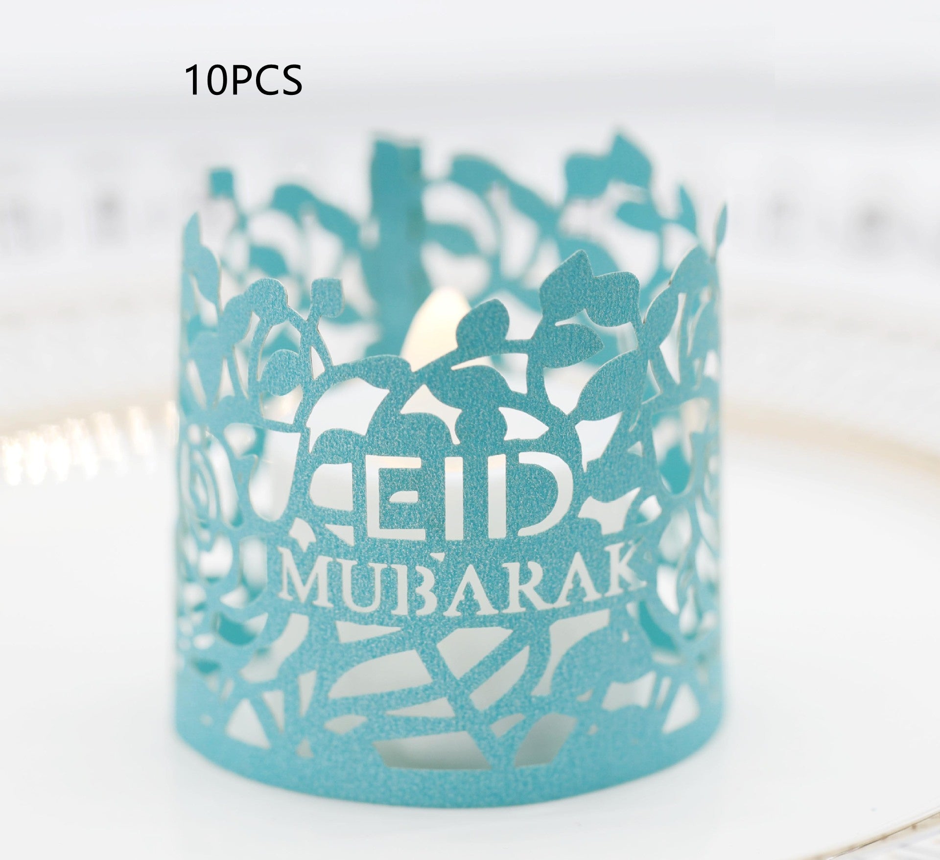 Ramadan Electronic Candle Lampshade Laser Cutout MOQ200