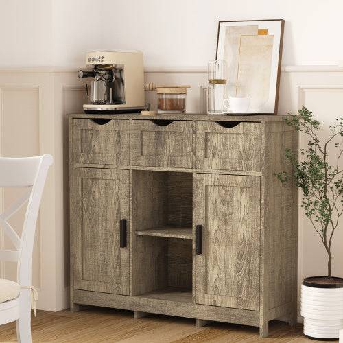 Storage Cabinets,Wooden Floor Cabinet,with Drawers And Shelves Storage Cabinets,Accent Cabinet For Living Room,Bedroom,Bathroom Furniture Home Decor - Trendy Hati