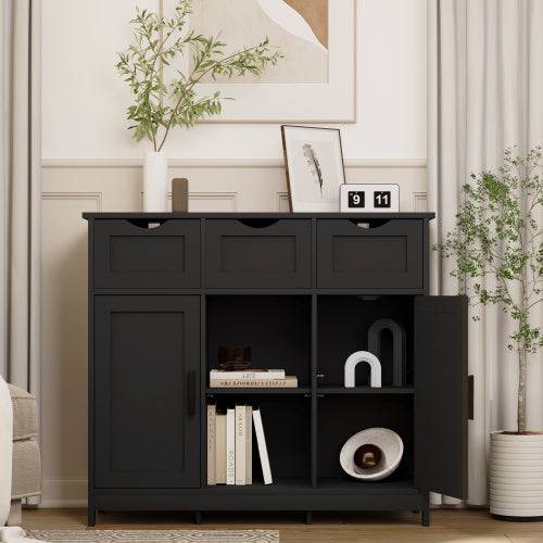 Storage Cabinets,Wooden Floor Cabinet,with Drawers And Shelves Storage Cabinets,Accent Cabinet For Living Room,Bedroom,Bathroom Furniture Home Decor - Trendy Hati