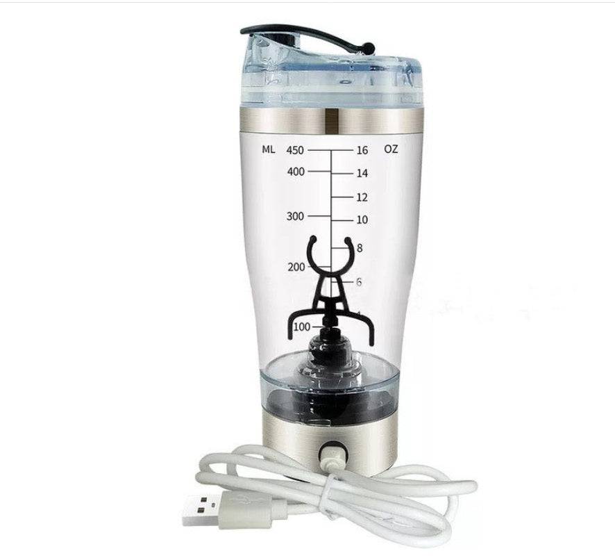 Electric Protein Shake Stirrer USB Shake Bottle Milk Coffee Blender Kettle Sports And Fitness Charging Electric Shaker Cup - Trendy Hati