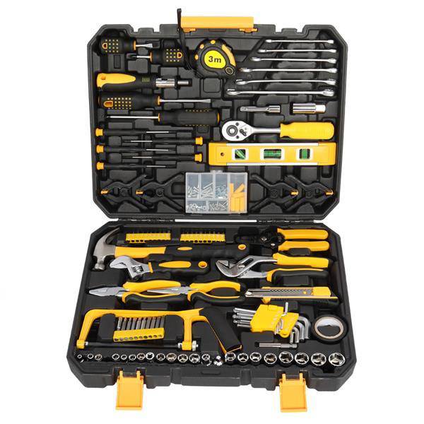 198pc Tool Set Black & Yellow - Trendy Hati