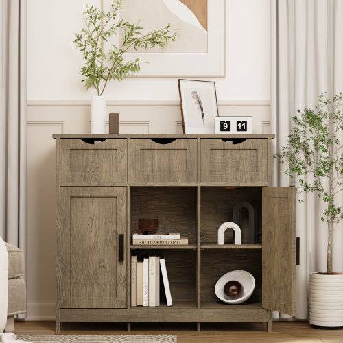 Storage Cabinets,Wooden Floor Cabinet,with Drawers And Shelves Storage Cabinets,Accent Cabinet For Living Room,Bedroom,Bathroom Furniture Home Decor - Trendy Hati