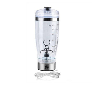 Electric Protein Shake Stirrer USB Shake Bottle Milk Coffee Blender Kettle Sports And Fitness Charging Electric Shaker Cup - Trendy Hati